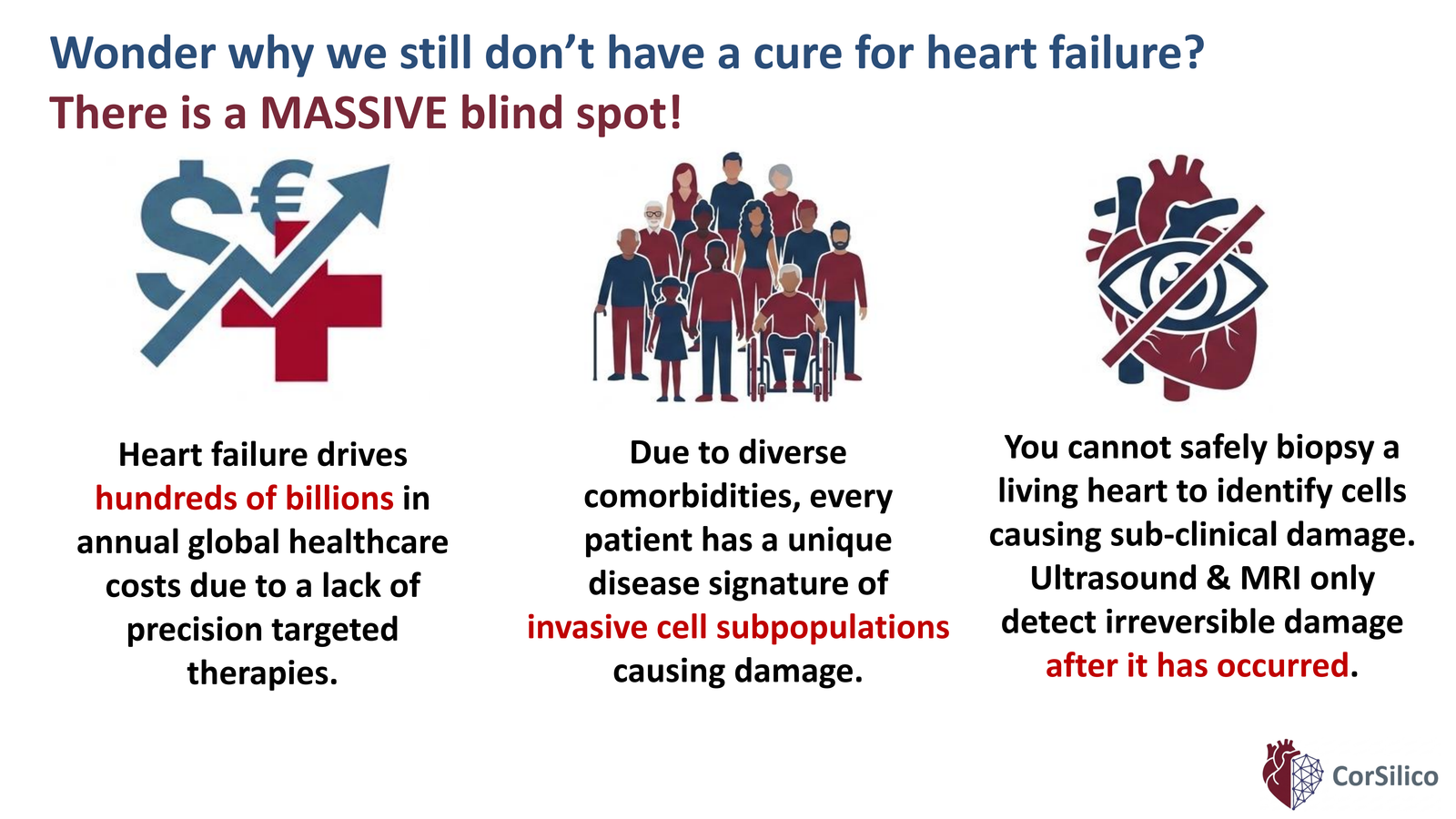 Slide 2 of 14: The massive blind spot in heart failure
