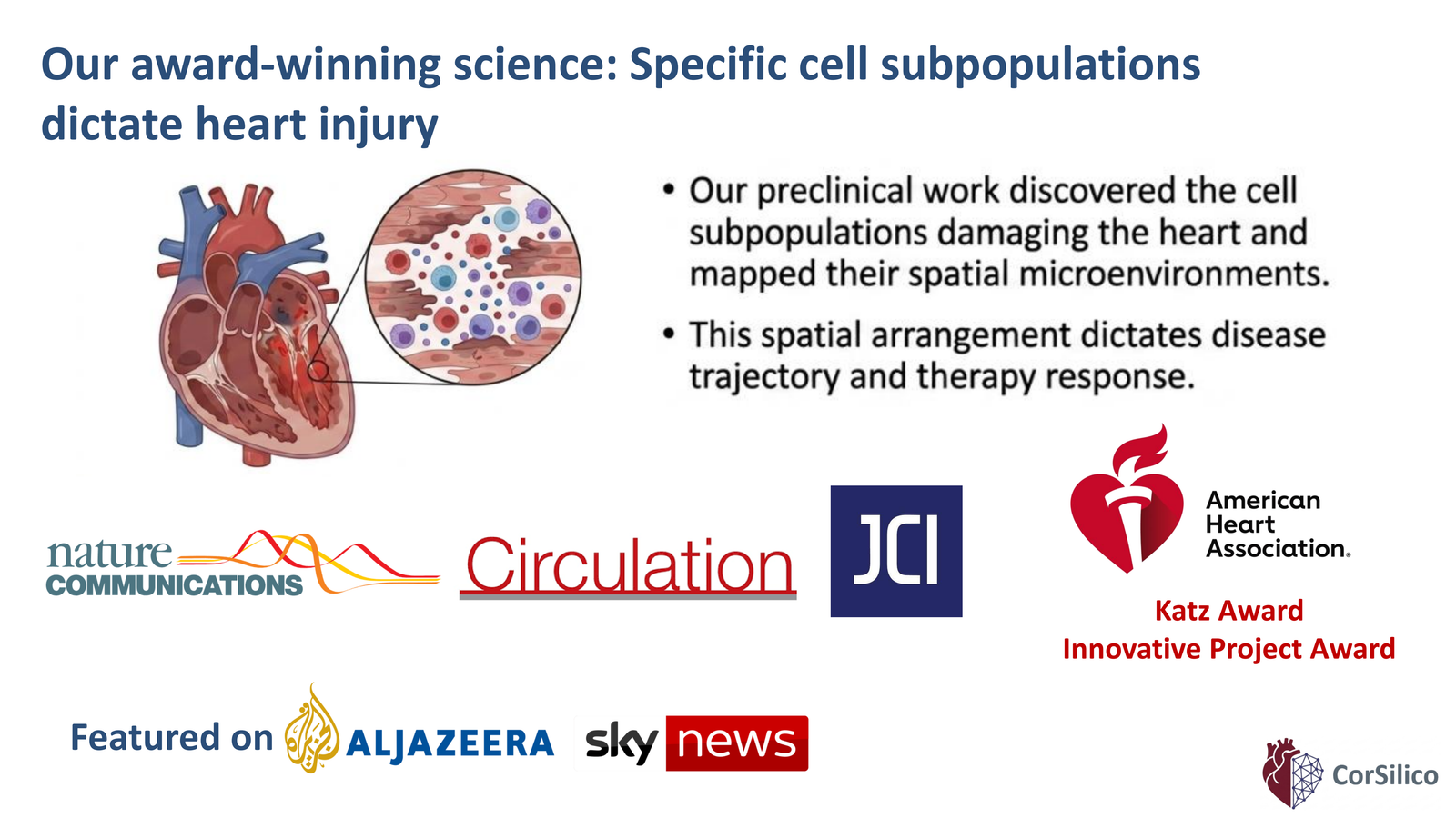 Slide 4 of 14: Award-winning science and cell subpopulations